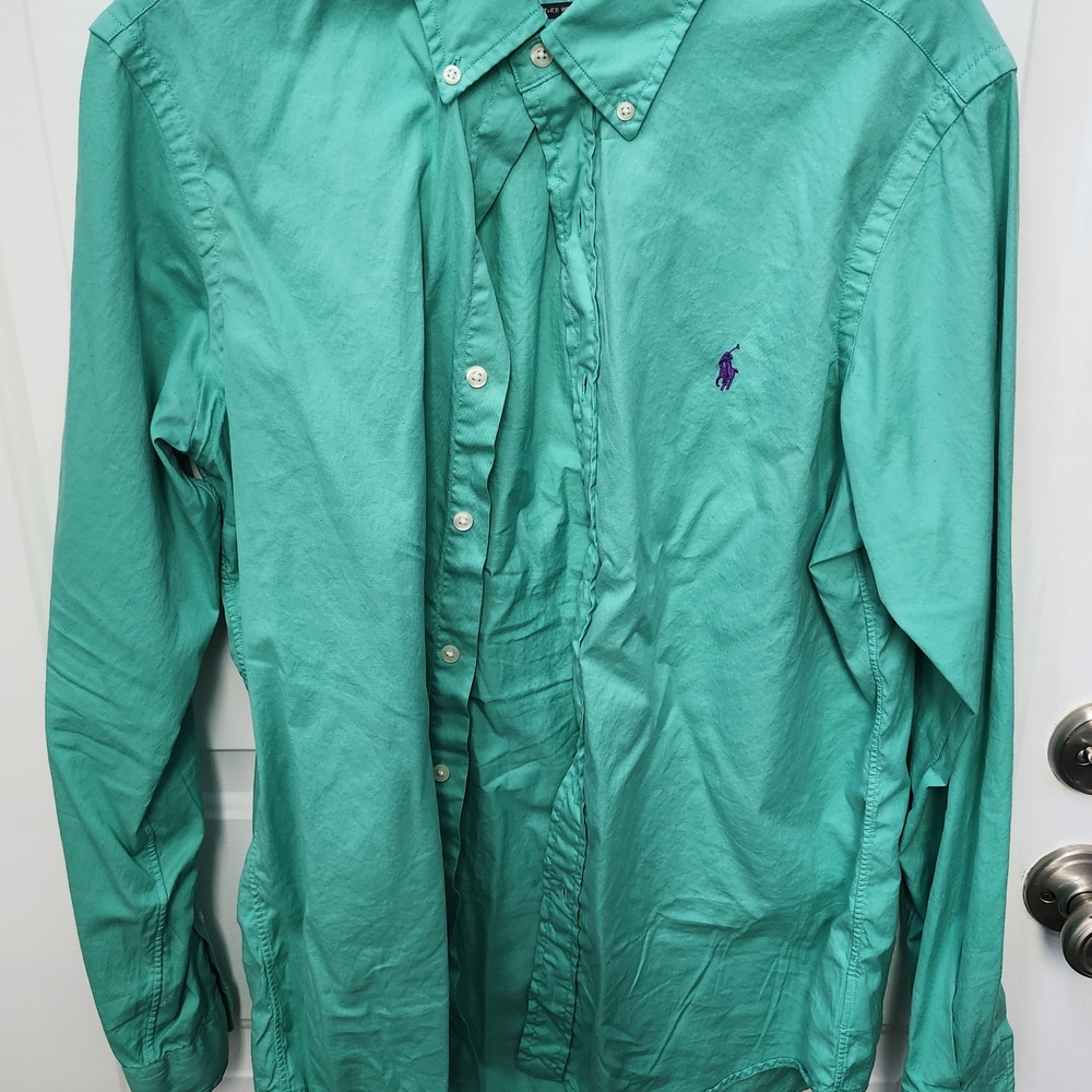 Polo by Ralph Lauren Teal Button Down Shirt